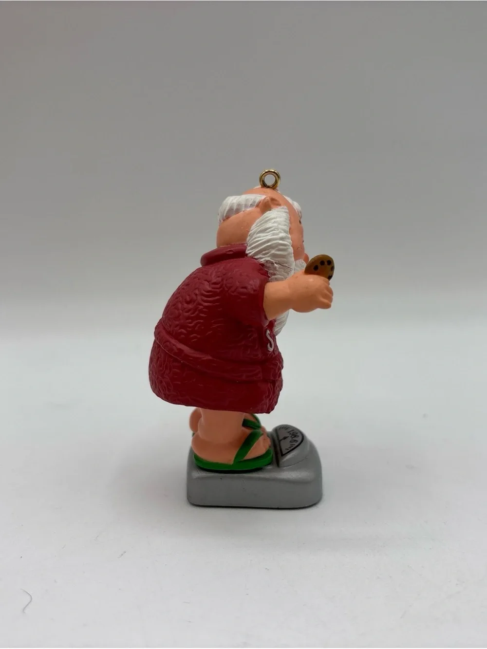 Hallmark Keepsake Dated 1986 Vintage Tipping The Scales Handcrafted Ornament